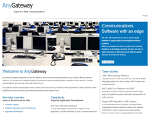Tablet Screenshot of anygateway.com